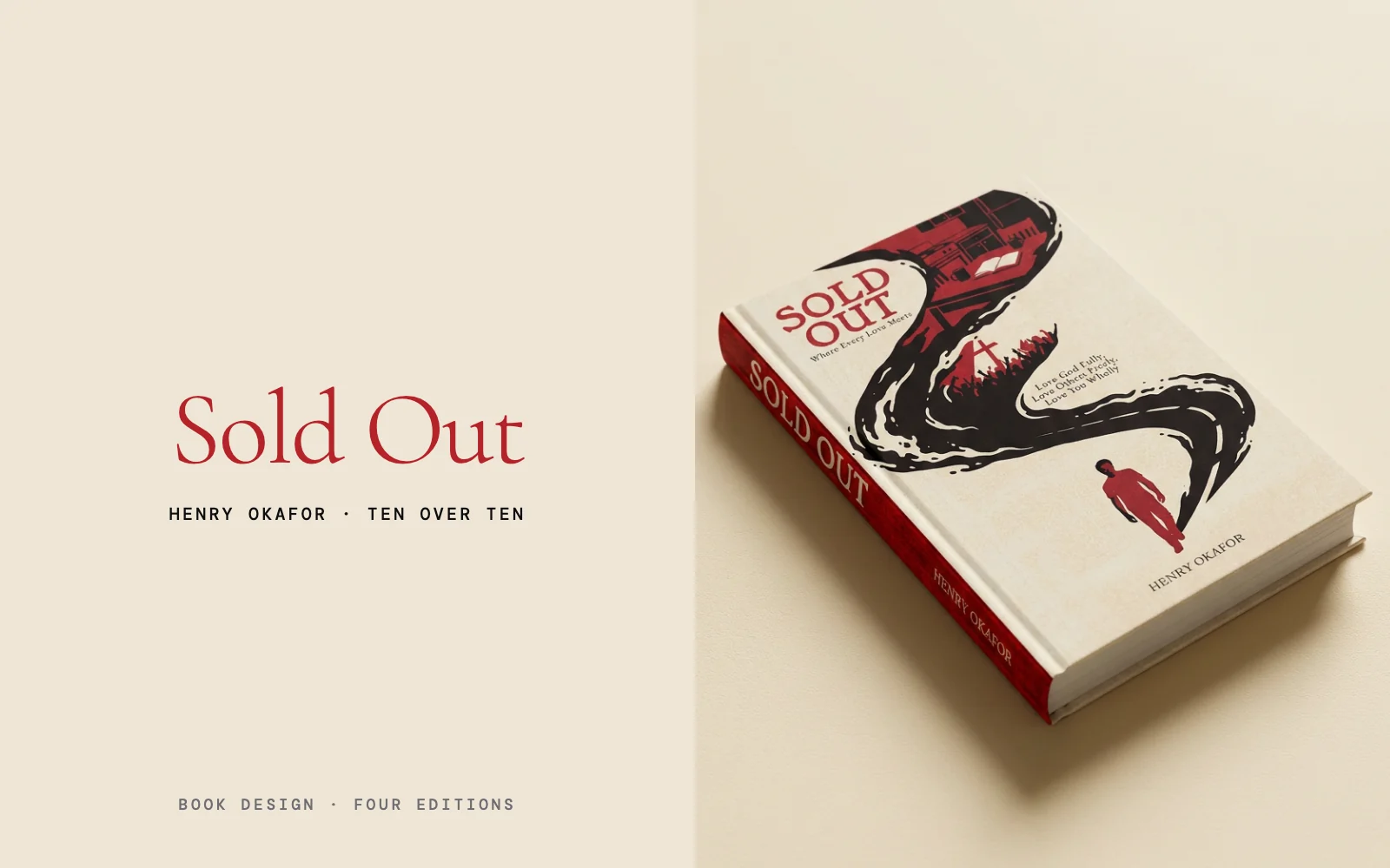 Sold Out brand identity, art-directed cover