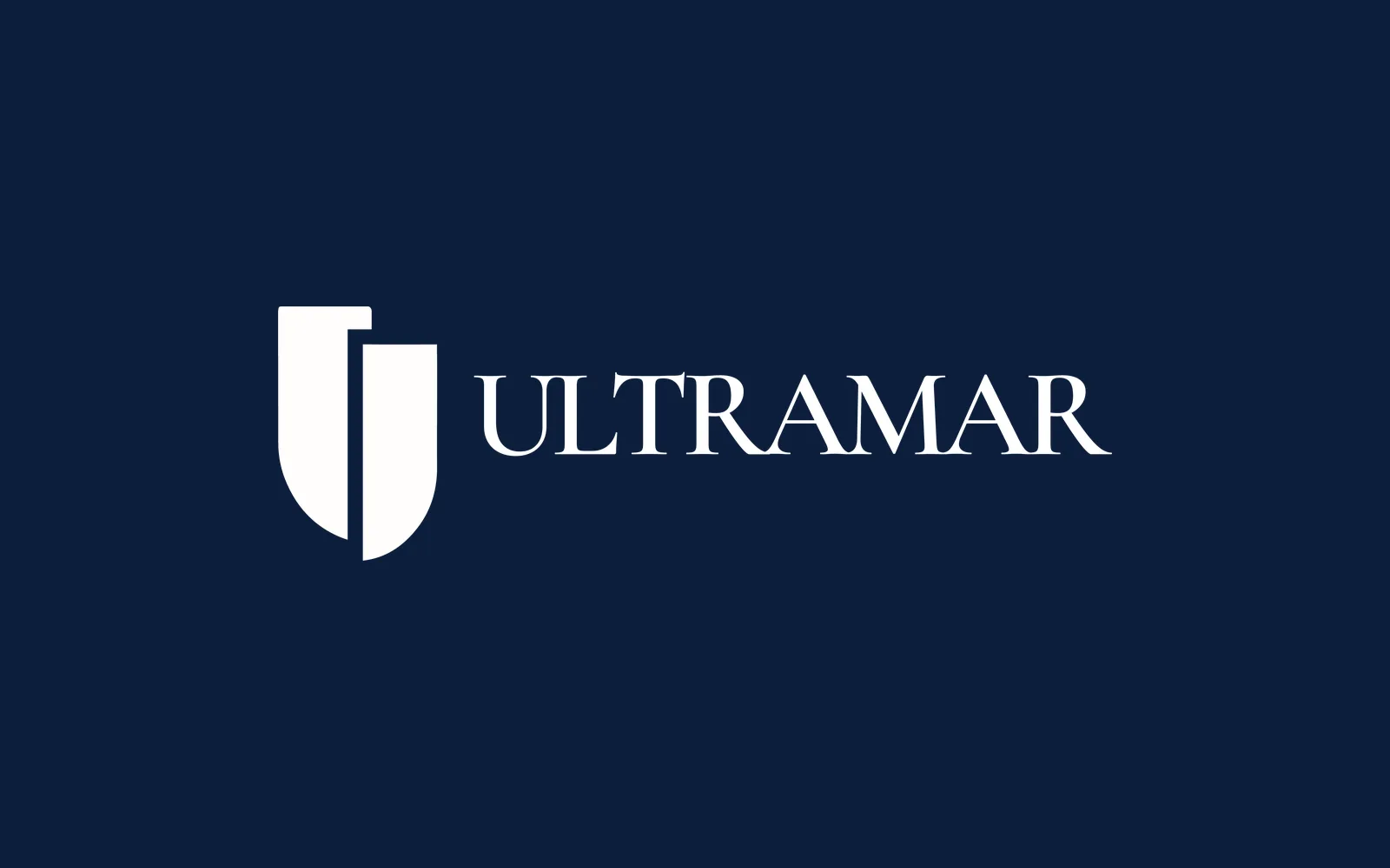 Ultramar primary lockup reversed on Ultramarine